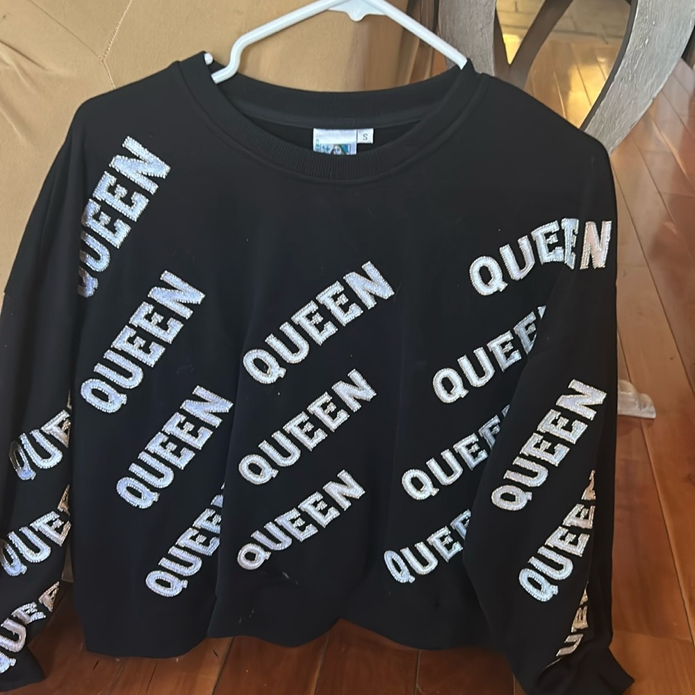 Queen of sparkle sweatshirt